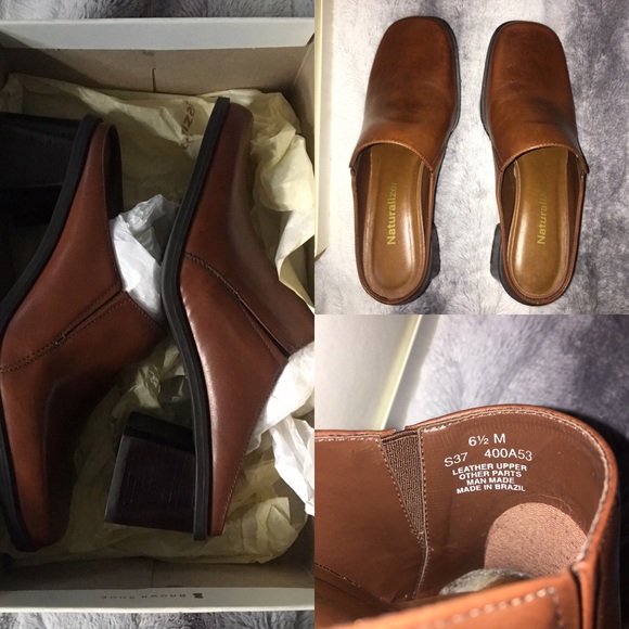 Naturalizer Shoes - Naturalizer Mule/Clog Quaint Tan Leather NIB